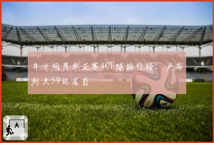 年法网男单正赛ACE球排行榜：卢布列夫59记居首
